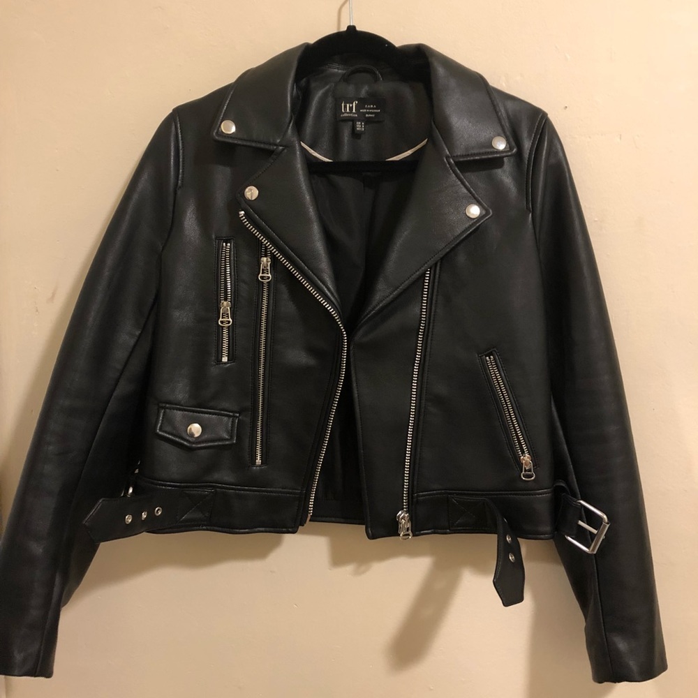Zara Faux Leather Jacket